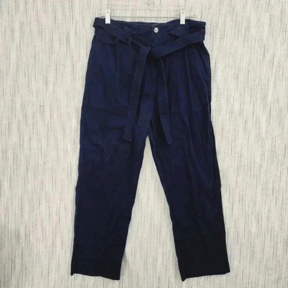 Banana Republic Pants - Banana Republic Women's Pants Size‎ 10 Paper Bag Navy Blue